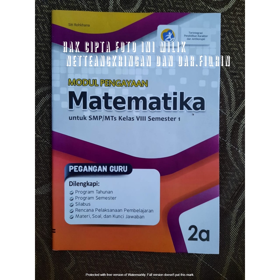 Buku Pegangan Guru SMP K13 Matematika Semester 1 kelas 7 8 9 Revisi 2018 Kartika-1