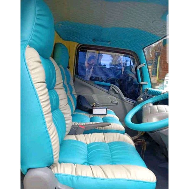 Sarung jok / Cover jok untuk mobil truck ( Canter Ragasa ) Model full sofa