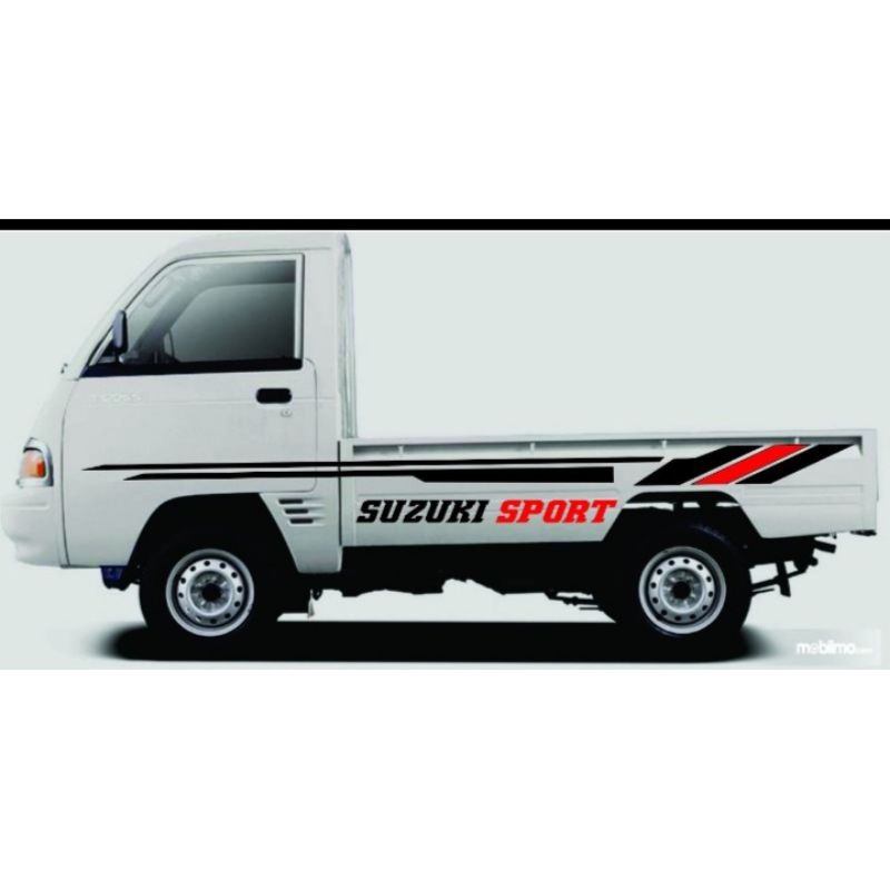 Stiker Cutting Pick Up Suzuki Sport Stiker Mobil Pick Up Suzuki Carry Stiker Custom Teks