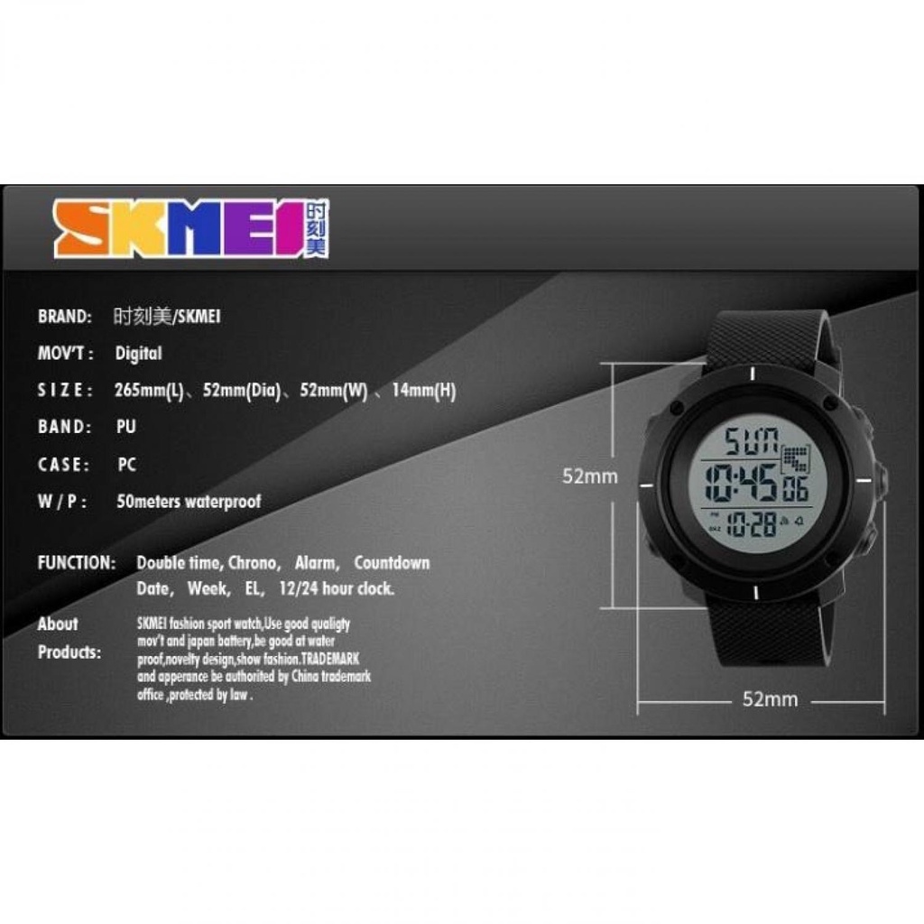 IDN - SKMEI Jam Tangan Digital Pria - DG1213