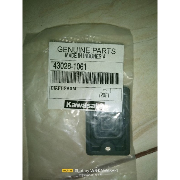 DIAPGRAM KARET TUTUP OLI MASTER REM KAZE R ORIGINAL