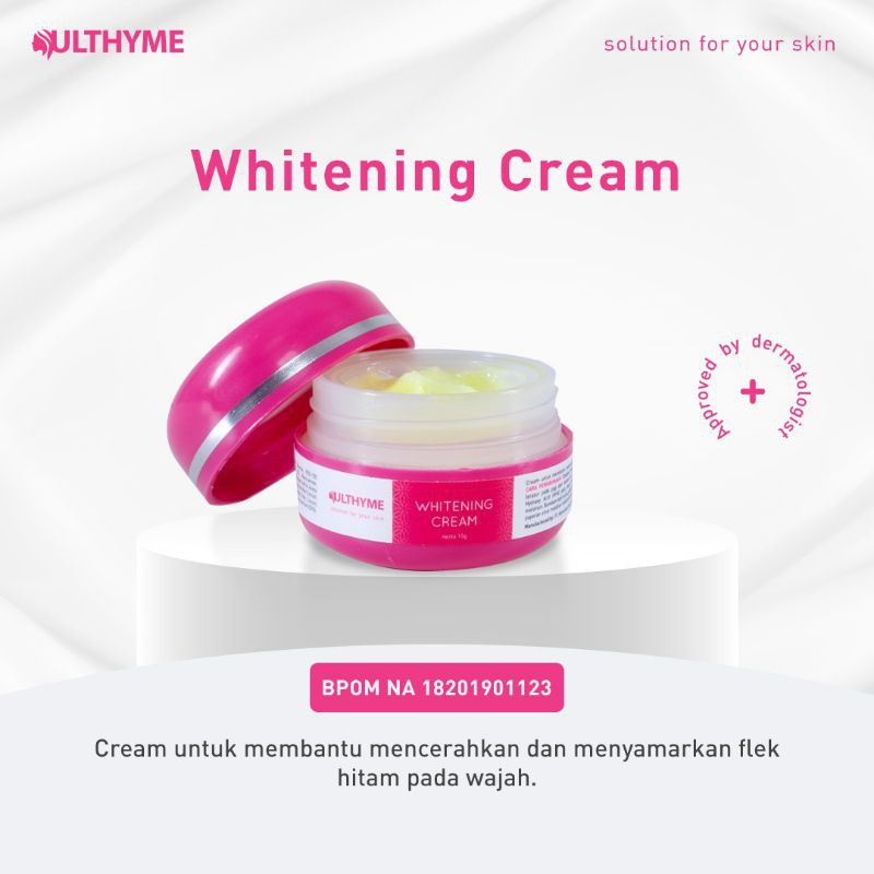Whitening cream  Ulthyme Skincare
