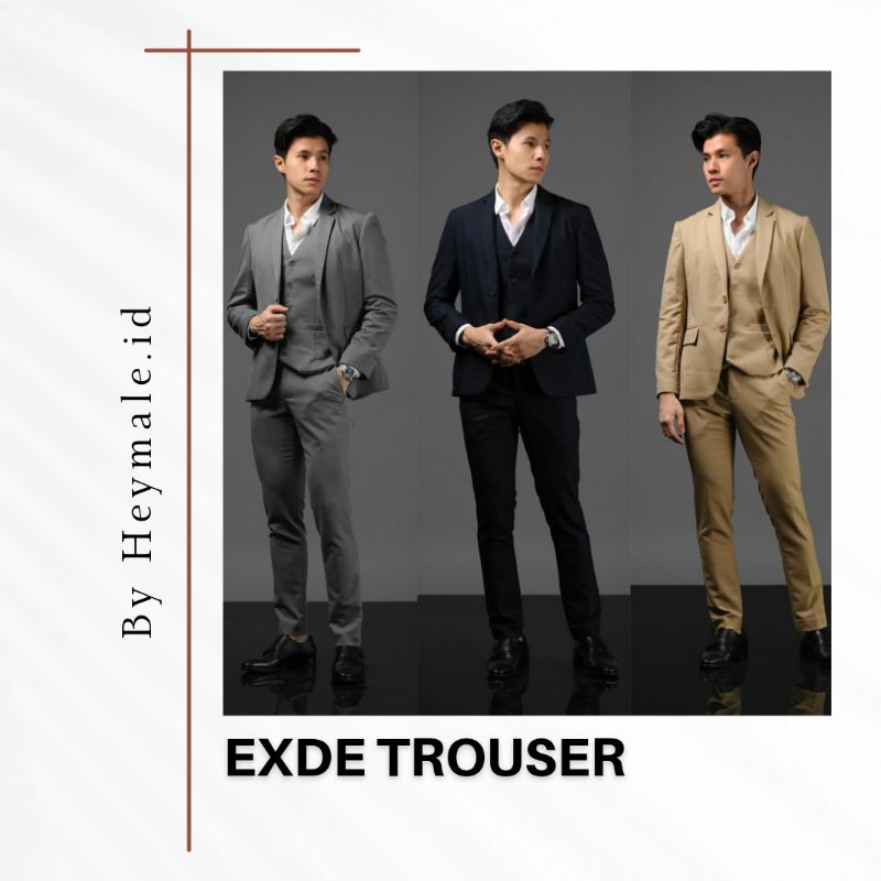 EXDE TROUSER & STRIPE RELAX PANTS BY HEYMALE.ID