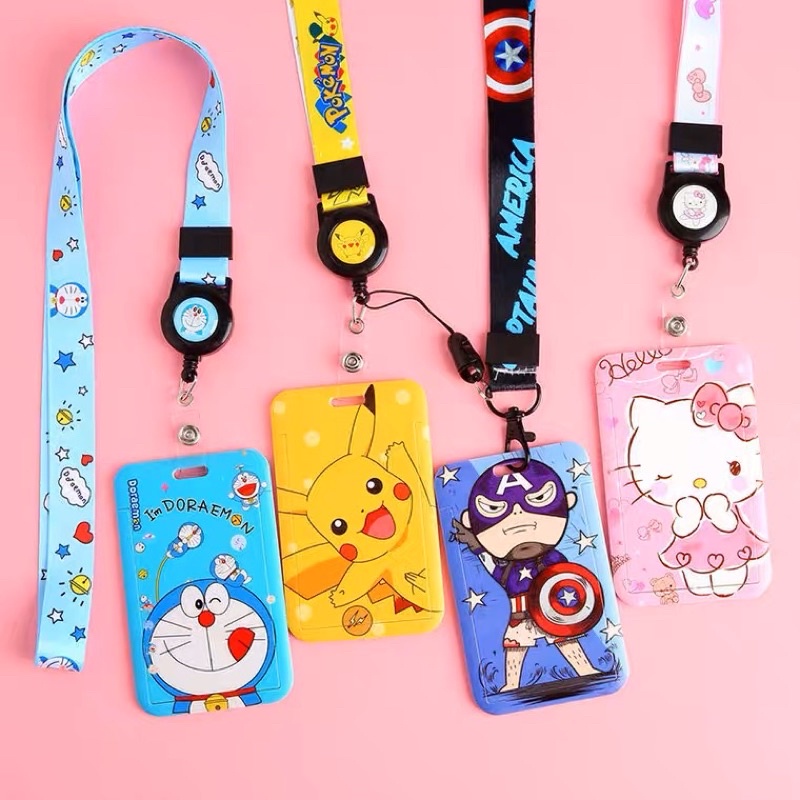 

Name Tag ID Card Holder Gantungan Kartu Tali Panjang ID Card Lanyard Gantungan ID Card 1 slot