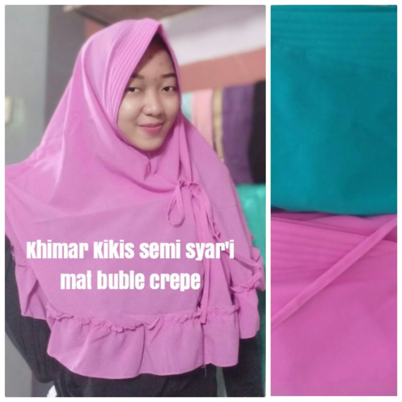 Khimar Kikis Diamond Crepe Lilac