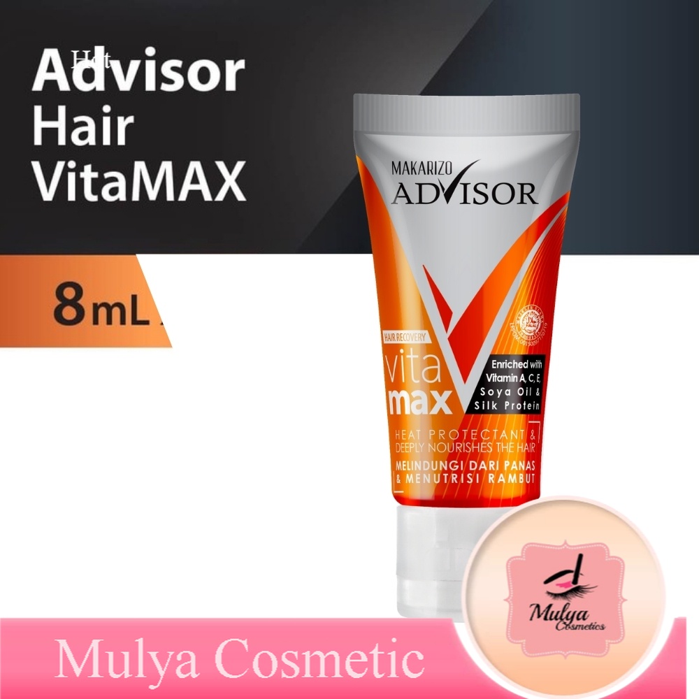 (ECER) VITAMIN RAMBUT MAKARIZO ADVISOR HAIR RECOVERY VITAMAX 8ML -