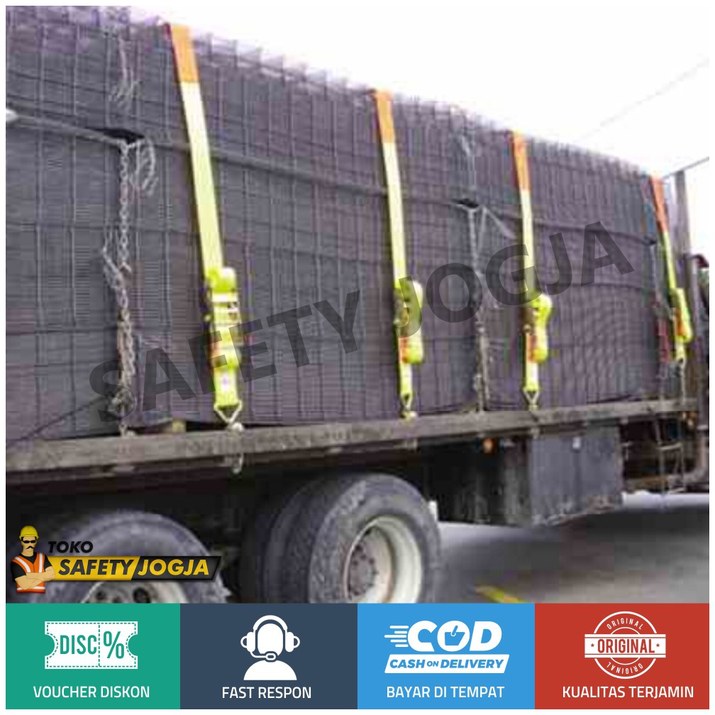 CARGO LASHING BELT 5Ton X 10M Rachet Tie Down / Tali Pengikat Barang