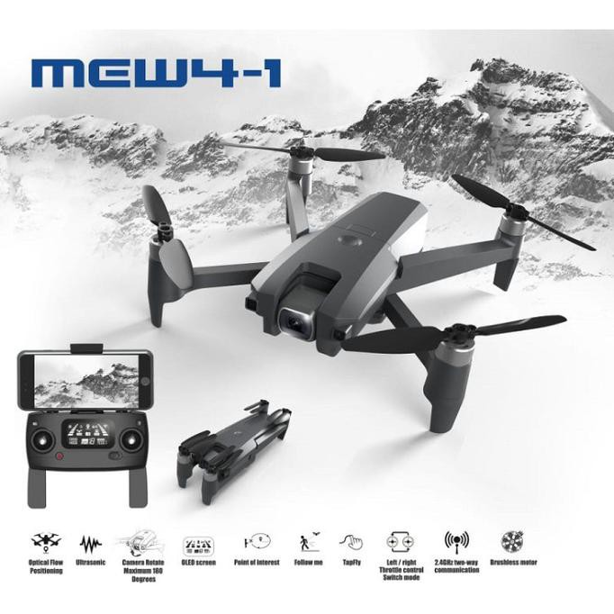 TERJAMIN AMAN MJX MEW4-1 Drone 5G Brushless GPS 2K Camera FPV