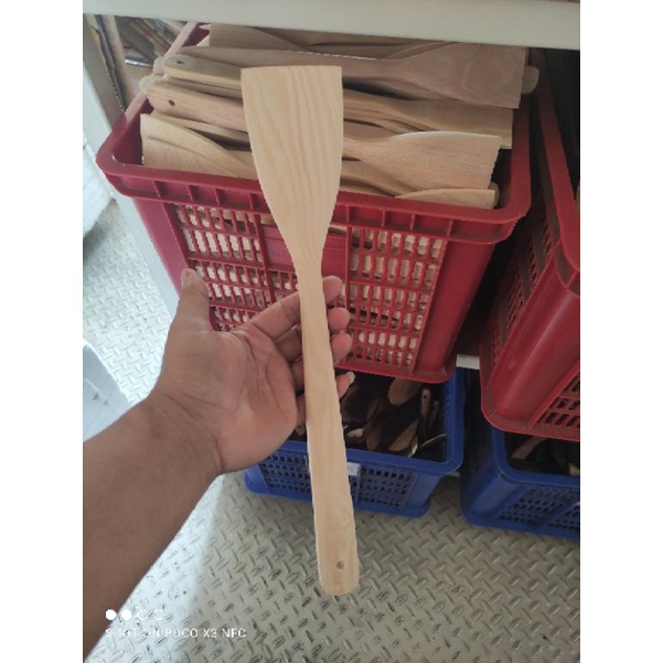 Sutil / Sendok / Spatula / Sodet Kayu Pinus P35 / SUTIL PINUS