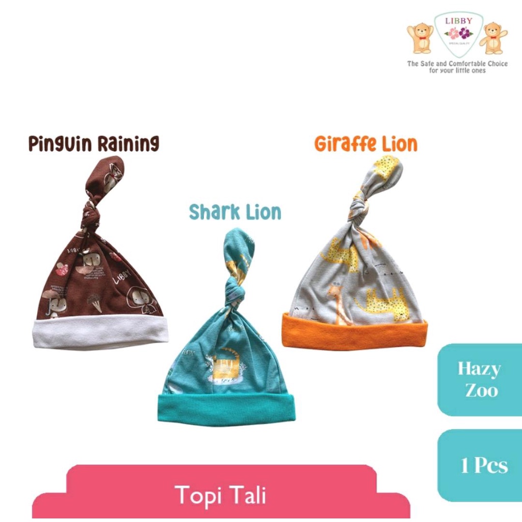 LIBBY SETELAN BAYI MOTIF HAZY ZOO / SETELAN BAYI DAN ANAK