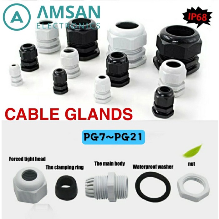 Cable Gland PG7 PG9 PG11 PG13.5 PG16 PG19 PG21