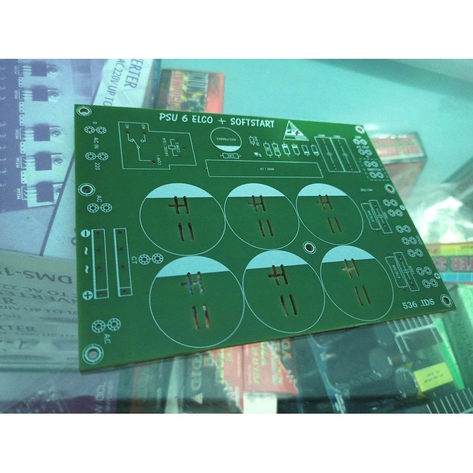 PCB CAPASITOR POWER BANK 6 ELCO DUDUKAN ELCO PLUS AC SOFTSTART