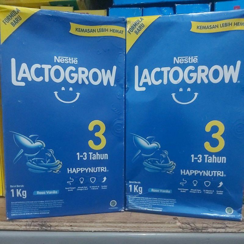 

Lactogrow 3 --- 350gr dan 735gr dan 1kg