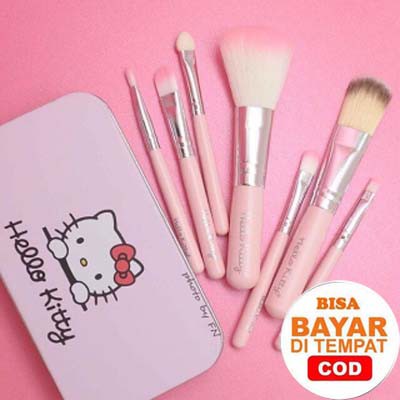 Kuas Make Up 7 in 1 Hello Kitty / Make Up Tools / Make Up Brush_Lynn Design