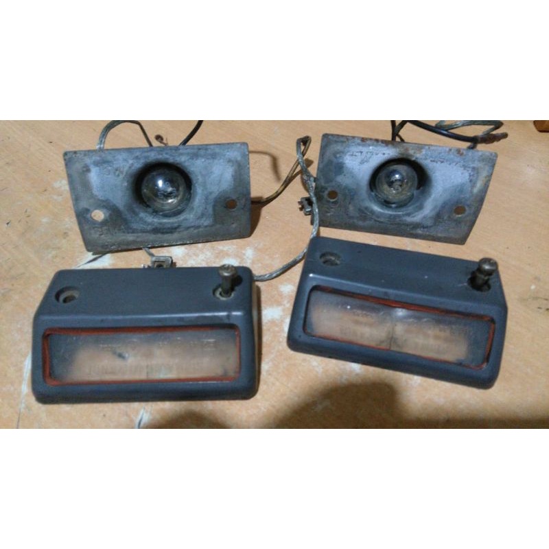 lampu plat nomor citroen bx