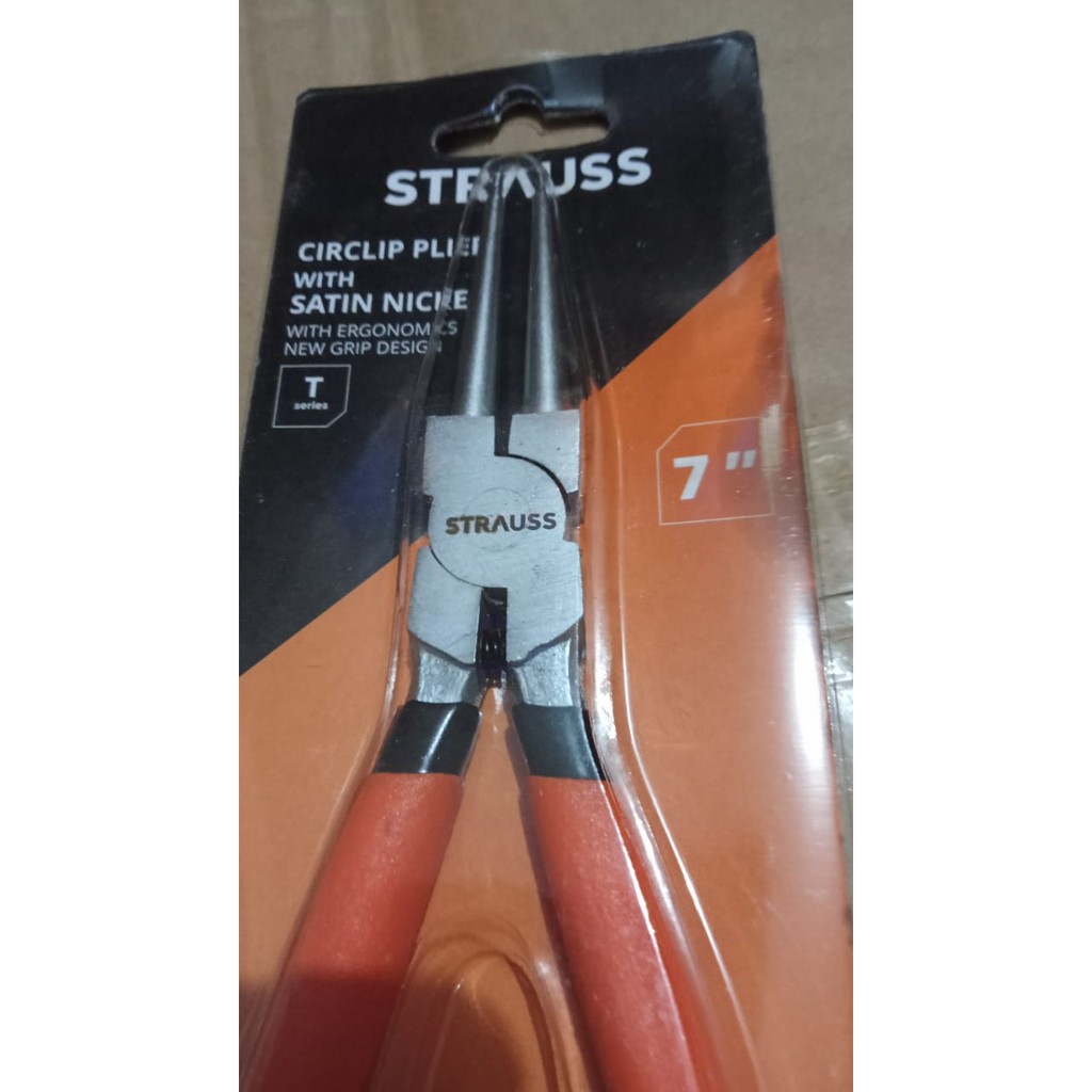 TANG SNAP RING STRAUS 7&quot; SN LURUS BUKA STRAUS/CIRCLIP PLIERS