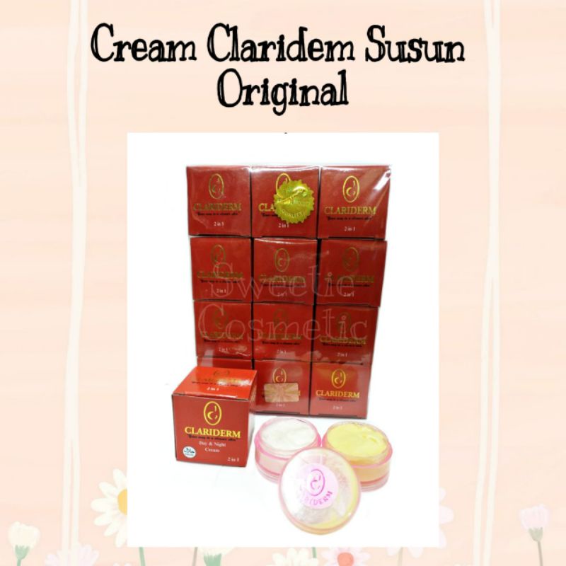 PER LUSIN CREAM CLARIDEM SUSUN 2IN1 Original