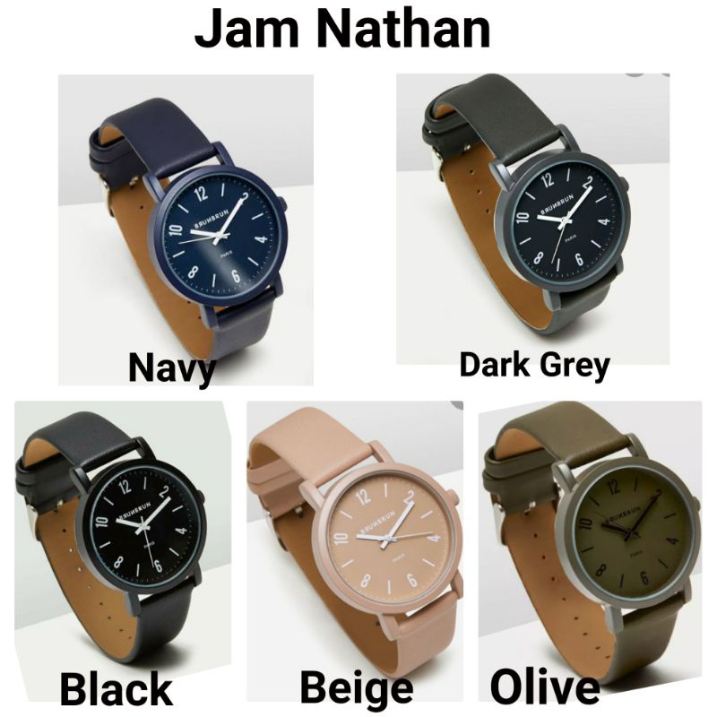 JAM NATHAN : NAVY / DARK GREY / BLACK / BEIGE / OLIVE BY  SOPHIE OFFICIAL PROMO ORIGINAL BRUNBRUN PA