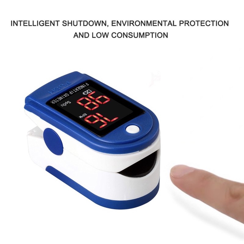 Fingertrip pulse oximeter- alat pengukur kadar oksigen dan detak jantung