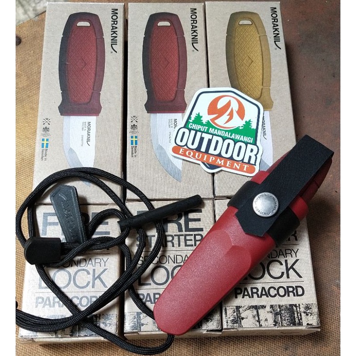 Pisau Morakniv Eldris With Fire Kit (S) - Stainless Steel Bushcraft Original