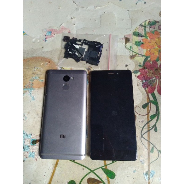 lcd+backdoor redmi 4 prada ori copotan