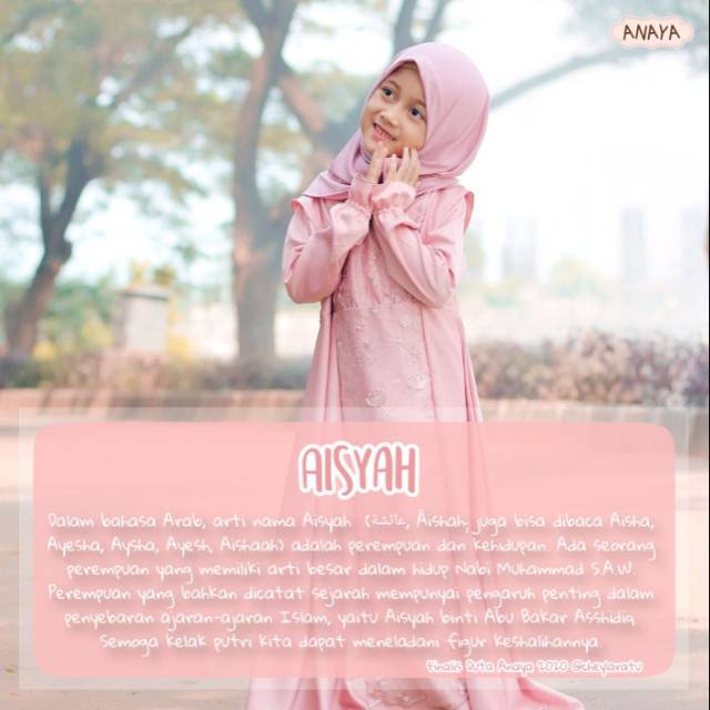 Gamis Anak Lebaran Gamis Anak Brukat Gamis Anak Mewah Aisyah Series Gamis Ekslusif Anaya Hijab Shopee Indonesia