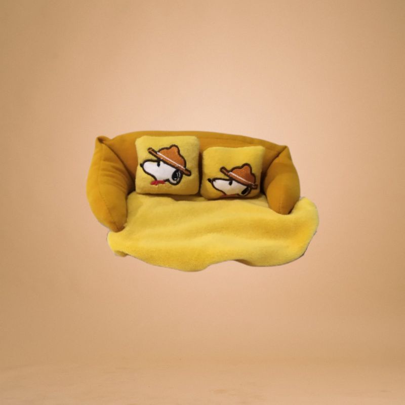 Headrest Car Snoopy Set Karakter Bantal Mobil 3in1 Set Mobil Bantal Karakter Snoopy