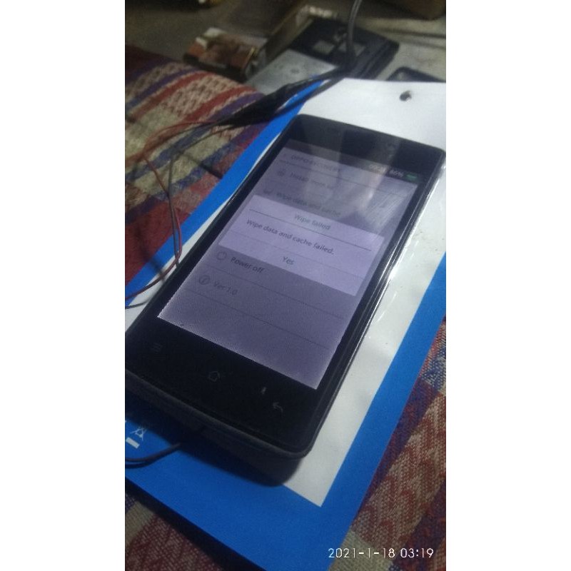 oppo r1001 minus bootloop keadaan mulus