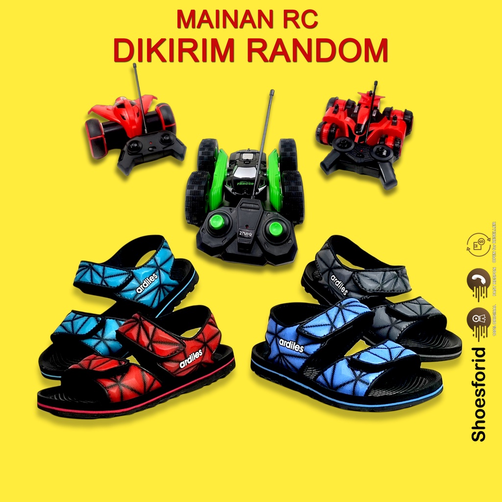 SFH SANDAL ANAK LAKI LAKI GUNUNG ARDILES BLACKOUT // ARDILES KLORIDA BERHADIAH MOBIL REMOTE CONTROL // MOBIL REMOTE