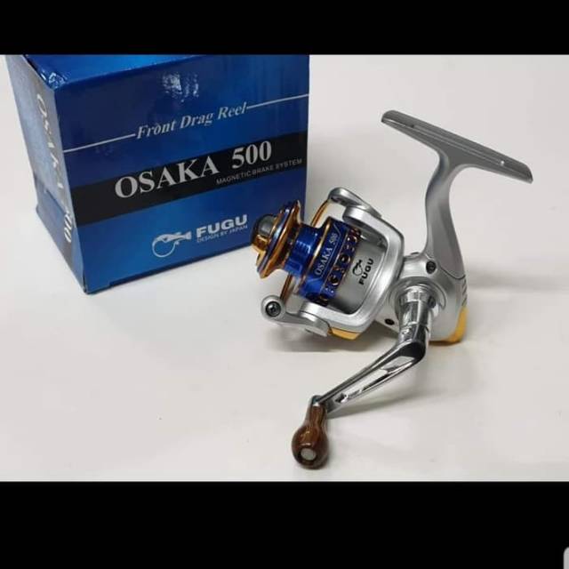 Reel FUGU "OSAKA" (Color GOLD BLUE) 500