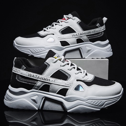 TBIG [COD] Sepatu Pria WTH  Import Fashion Sepatu Import Pria Sekolah Kuliah Sepatu Murah Import