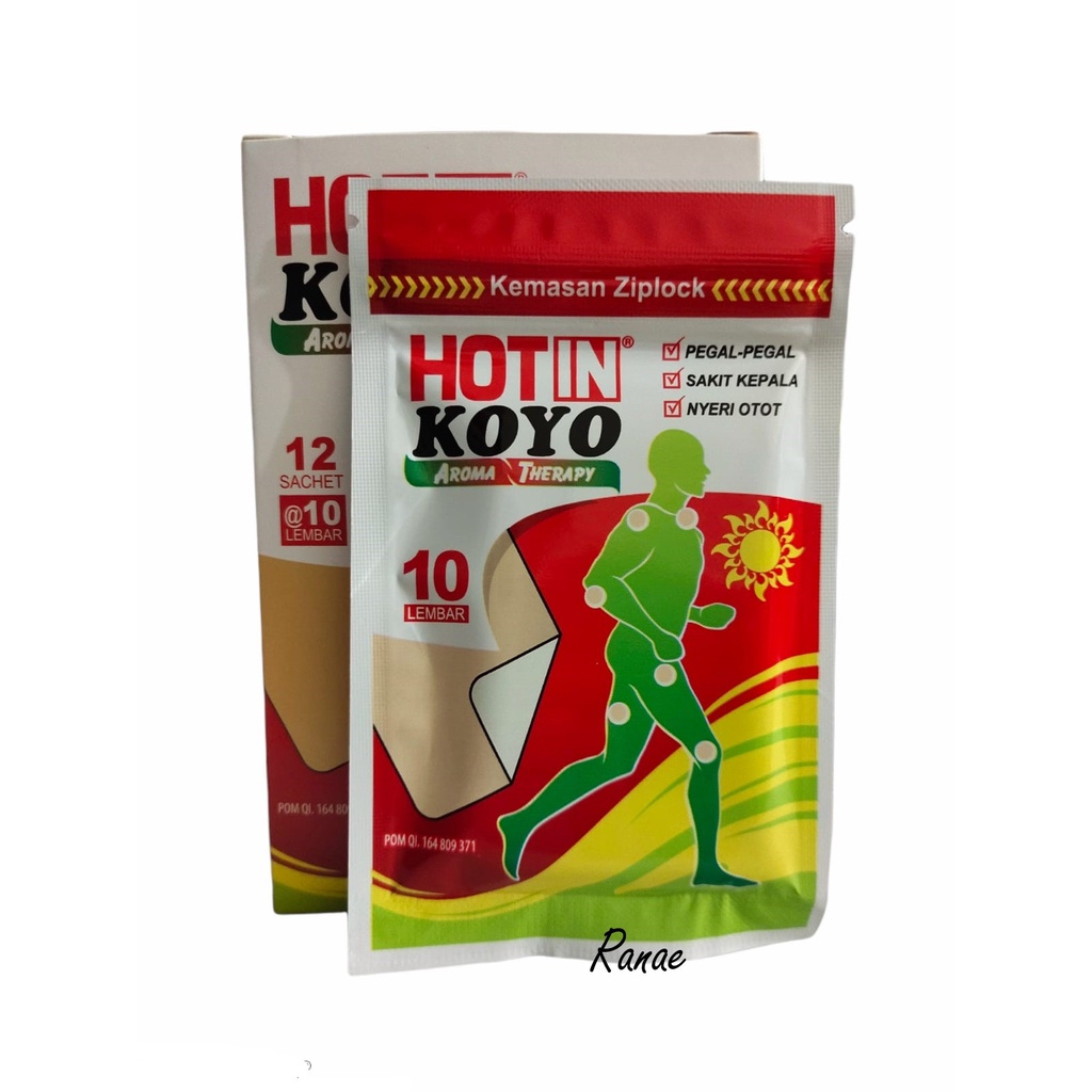 Hot In Koyo Aromatherapy / Pegal Linu / Masuk Angin / Otot Hotin Koyo