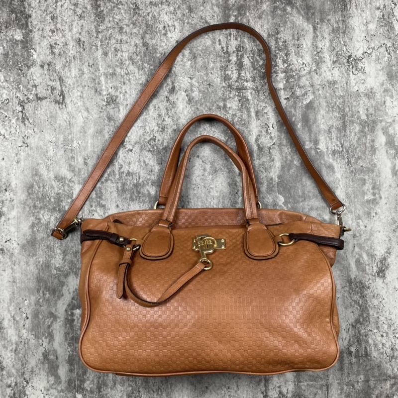 [PRELOVED] daks two way bag full kulit asli