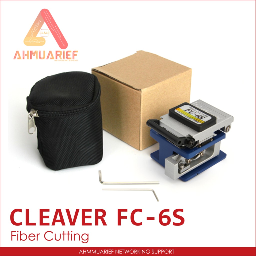 Cleaver FC 6S Fiber Optic FTTH Toolkit Pemotong Kabel Core FO High Precision Fiber Optik