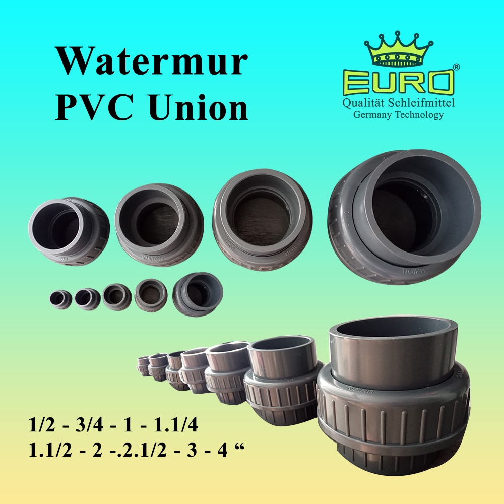 Watermur / Union Socket PVC Tebal Murah 2 - 4inch