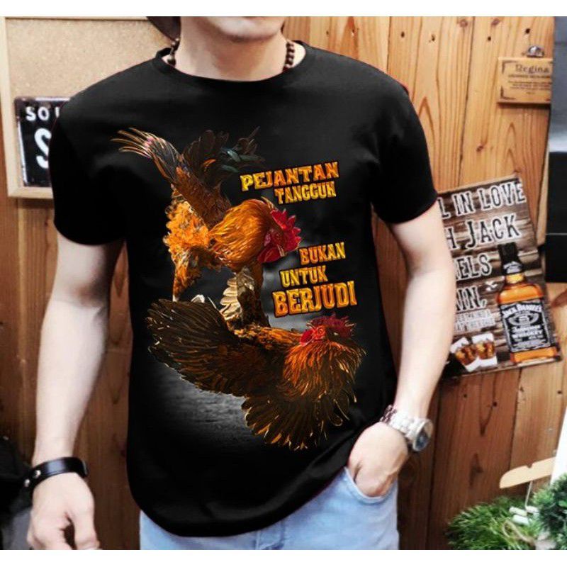 KAOS DISTRO AYAM PEJANTAN TANGGUH