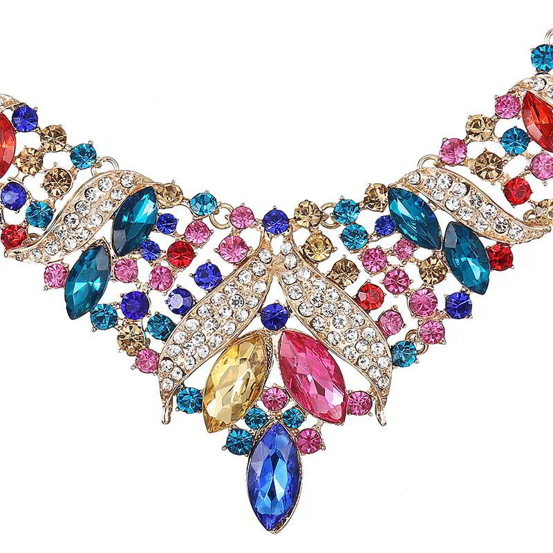 SPECIAL Set Kalung & Anting Diamond Keren / Glamour / Elegant / Limited RC87FF PALING MURAH