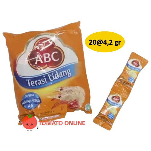 ABC / Terasi Udang / Isi 20 sachet x 4.2 gr gram G / 4.2gr 4.2gram