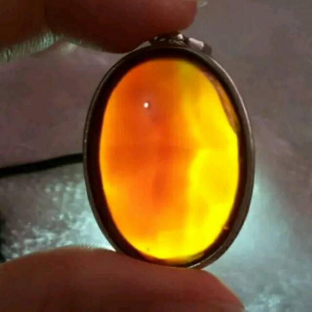 RCA01. 45,40Cts Bandul Liontin Batu Akik Darah Yaman. Natural Red Carnelian Agate Pendant