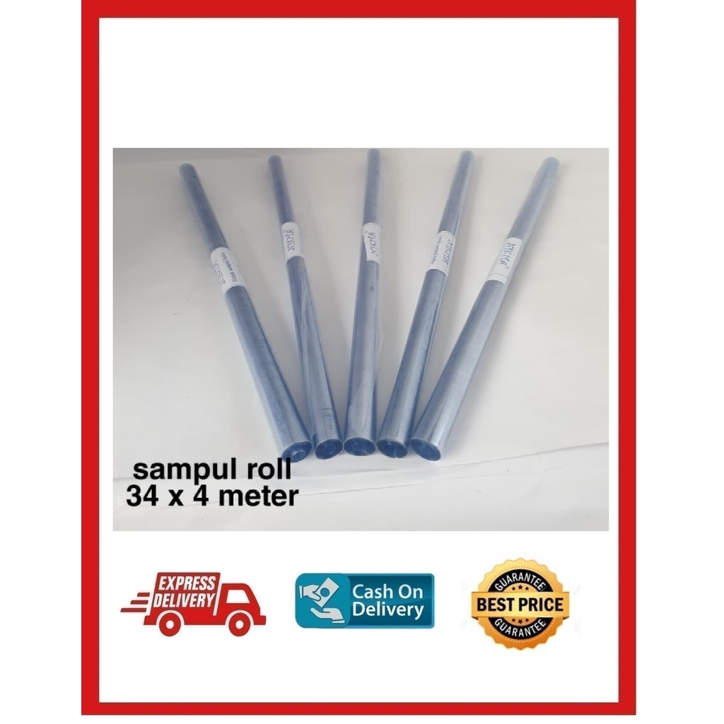 

SAMPUL ROLL 34X4 METER / PLASTIK ROLL MIKA