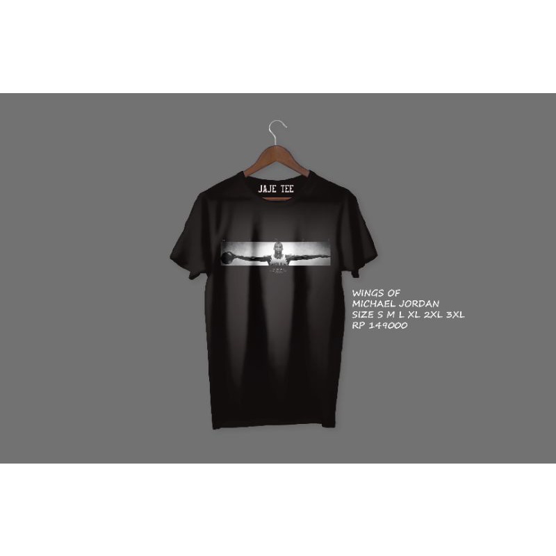 KAOS BASKET MICHAEL JORDAN WINGS JAJE TEE