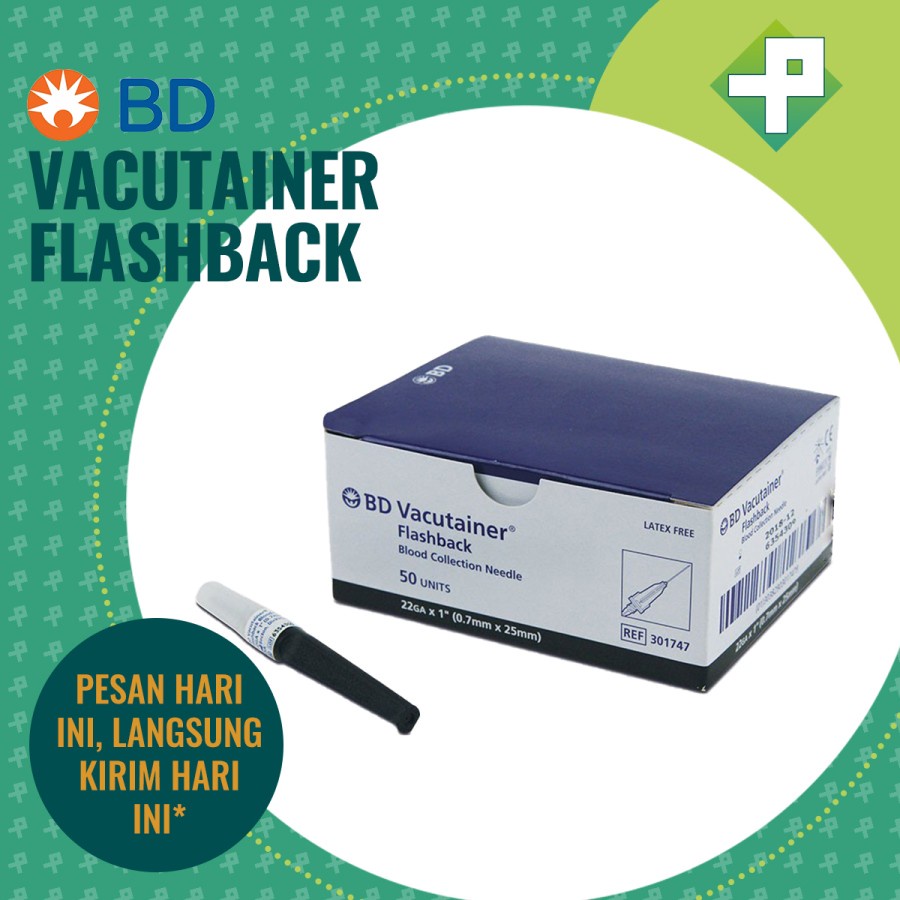 BD Vacutainer Flashback 22GA x 1&quot; box isi 50's