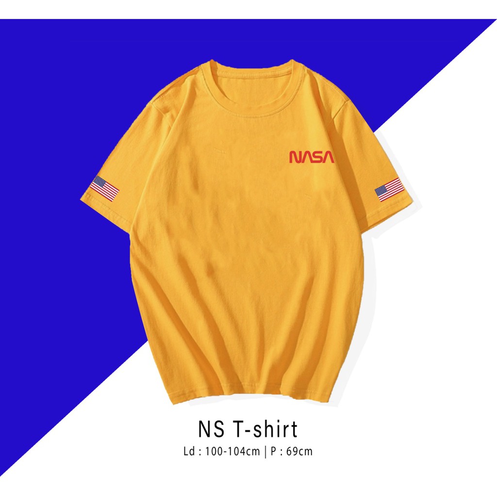 NASA / HVS COLLECTION BAJU KAOS KATUN WANITA/ PRIA UNISEX LENGAN PENDEK / TUMBLR TEE