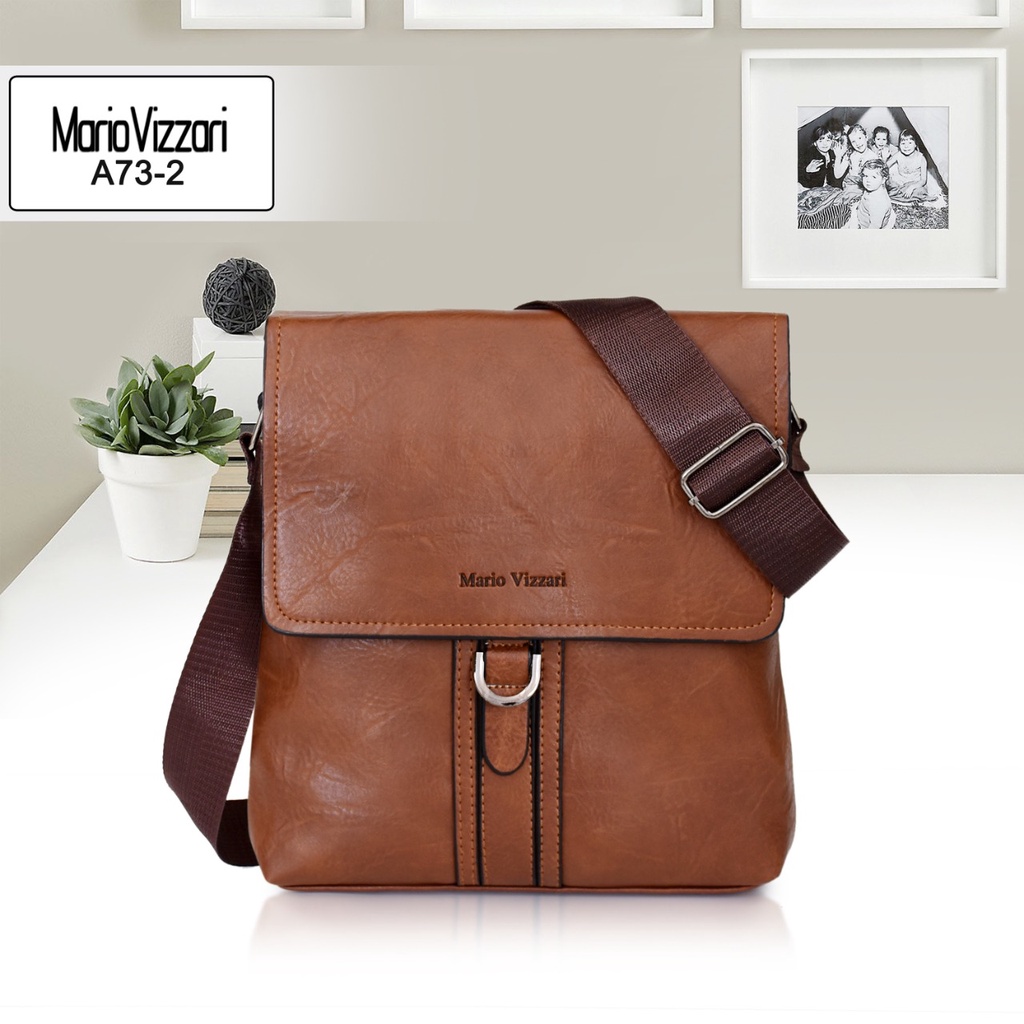 Tas Selempang Pria Kulit Mario Vizzari Diego (A73-2)