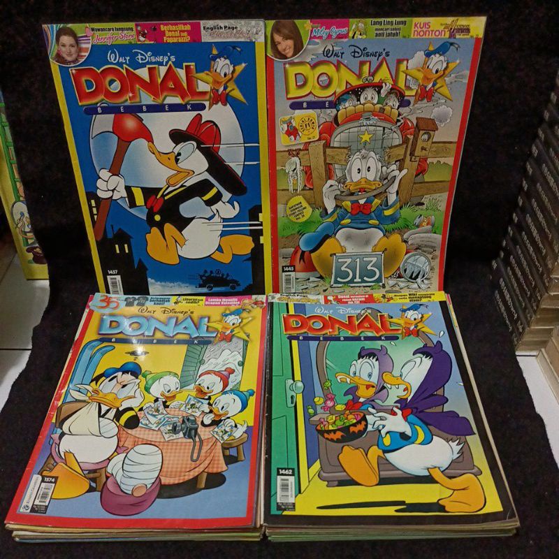 komik donal bebek - majalah donal bebek paket 10 buku