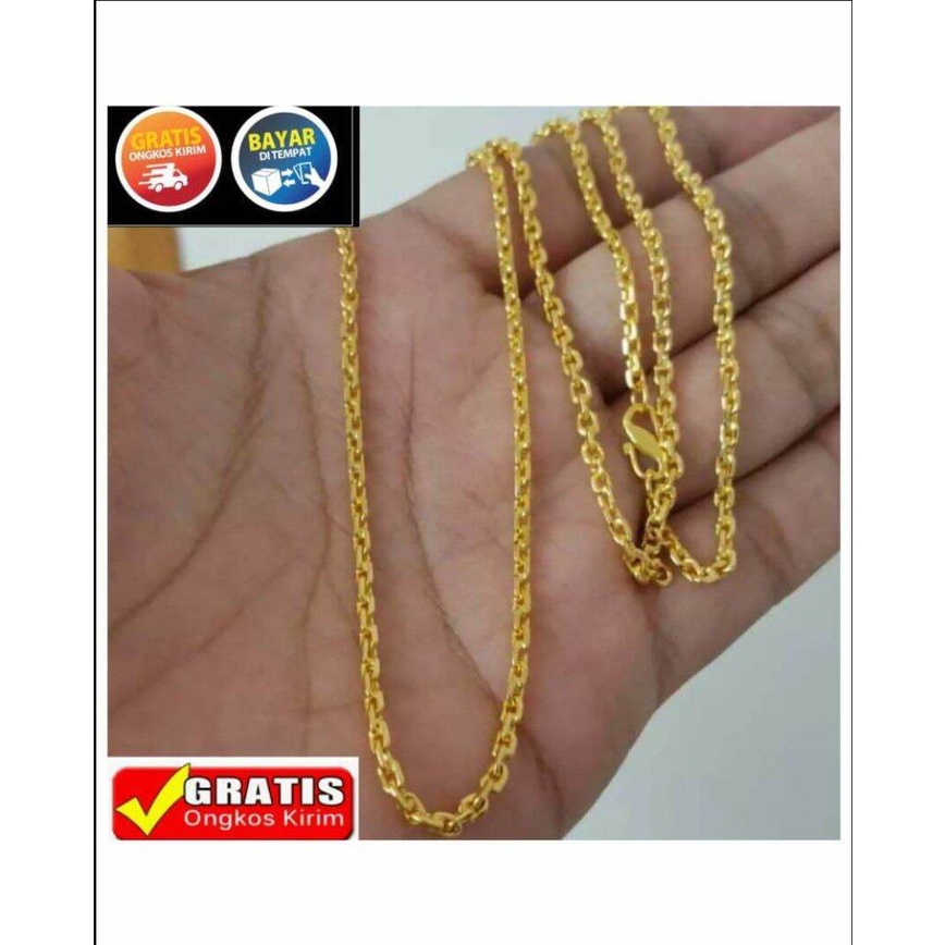 KALUNG RANTAI MEDAN MODEL EMAS 24K ANTI KARAT