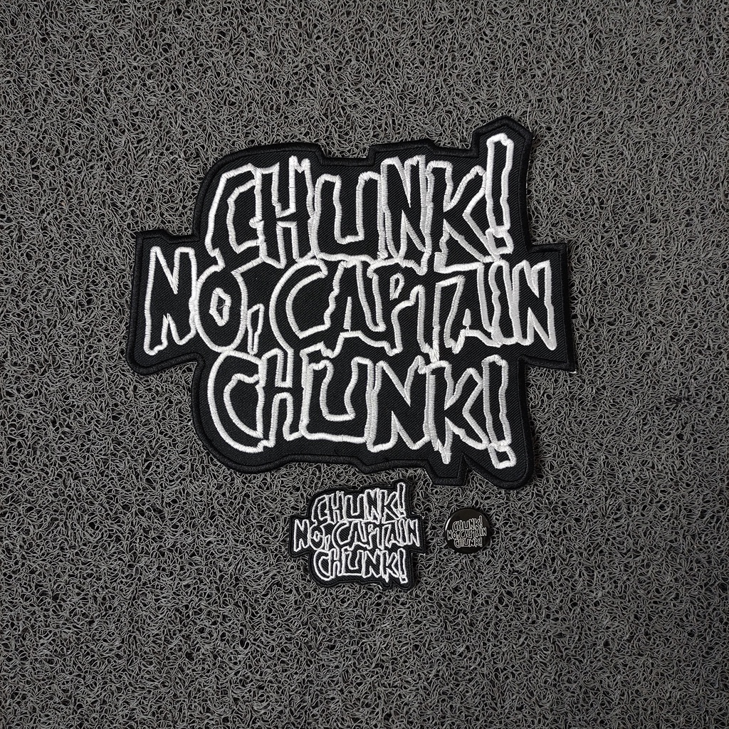 Patch band patch musik patch punggung satu set chunk no captain chunk