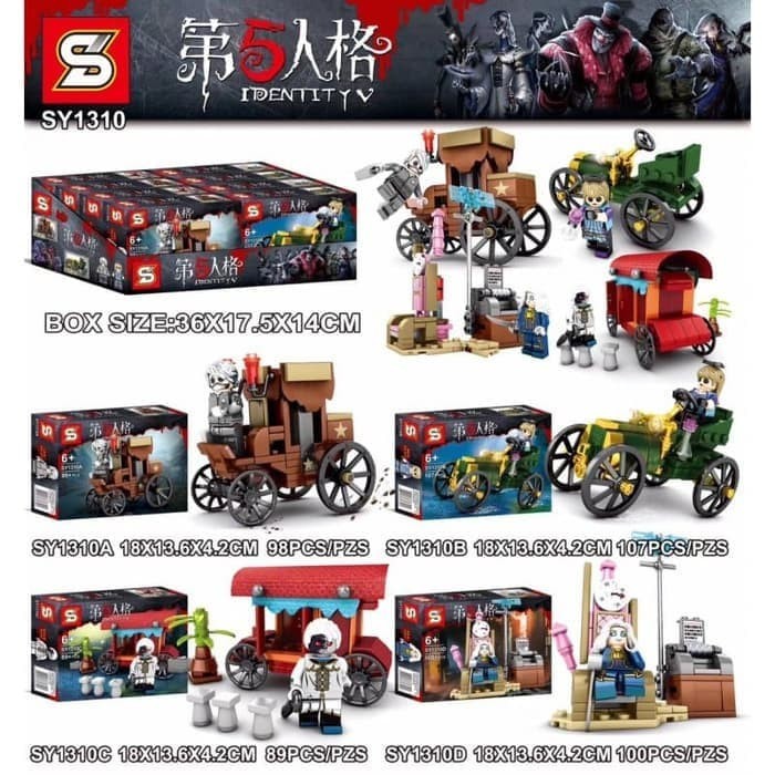 ITN - sy1310 identity v fifth personality minifigure lego city sy1310