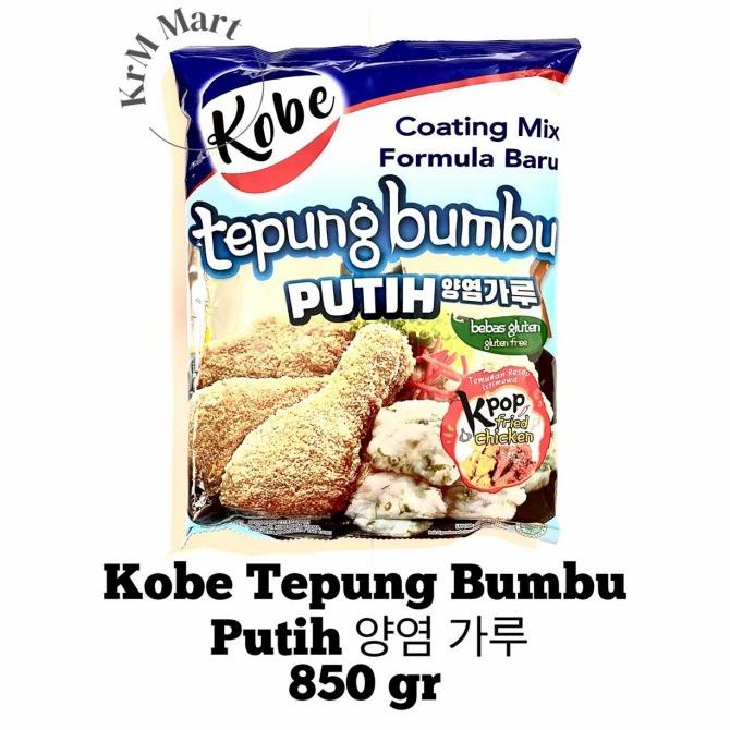 

[[COD]] Kobe Tepung Bumbu Putih 850 gr coating mix bebas gluten TERMURAH Kode 52