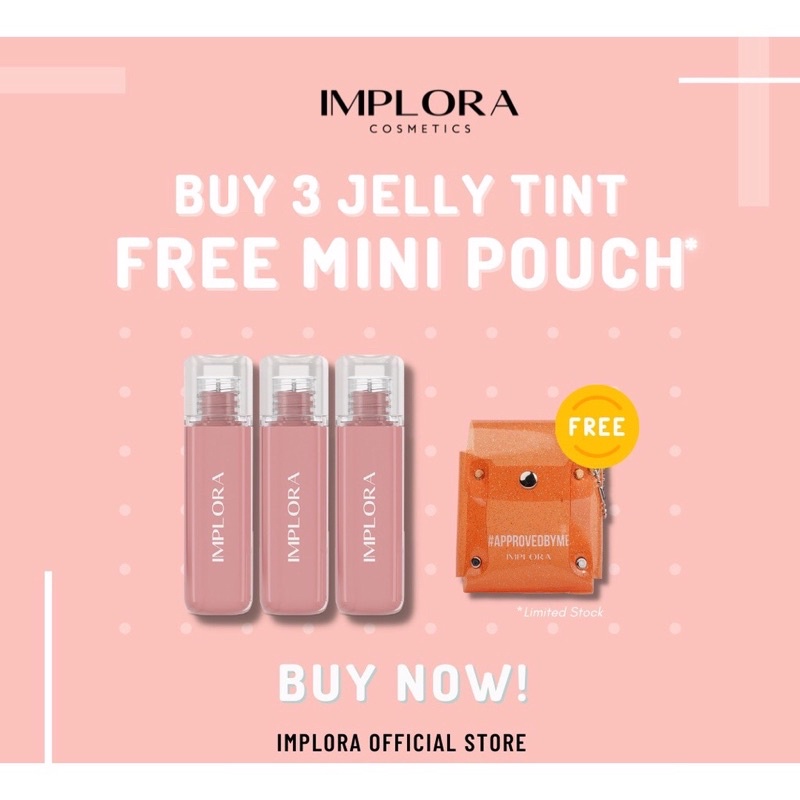 IMPLORA Jelly Tint | Lip Tint Glossy